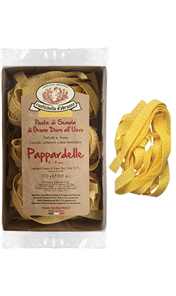 RUSTICHELLA D'ABRUZZO - Makaron Pappardelle Rigate - 500 g