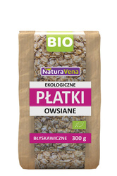 PŁATKI OWSIANE BŁYSKAWICZNE BIO 300 g - NATURAVENA
