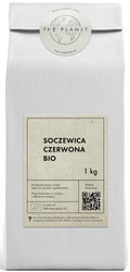 SOCZEWICA CZERWONA BIO 1 kg - THE PLANET