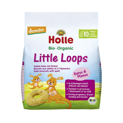 CIASTECZKA ORKISZOWO - DAKTYLOWE OD 10 MIESIĄCA DEMETER BIO 80 g - HOLLE