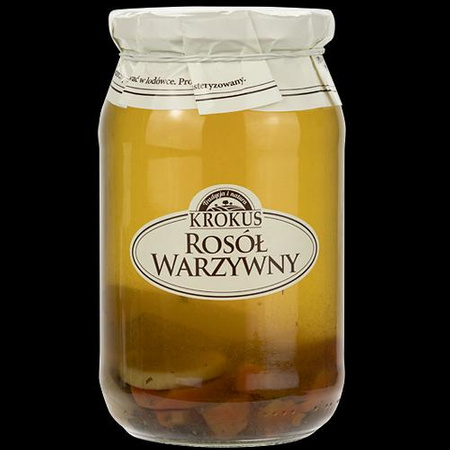 ROSÓŁ WARZYWNY BEZ DODATKU CUKRU BEZGLUTENOWY 810 ml - KROKUS