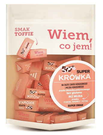 KRÓWKI O SMAKU TOFFI BEZGLUTENOWE BIO 150 g - ME GUSTO (SUPER KRÓWKA)