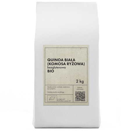 QUINOA BIAŁA (KOMOSA RYŻOWA) BEZGLUTENOWA BIO 2 kg - THE PLANET