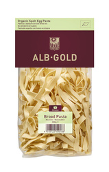 MAKARON (ORKISZOWY JAJECZNY) WSTĄŻKA BIO 250 g - ALB-GOLD