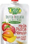 PRZECIER OWOCOWY JABŁKO - MANGO - BRZOSKWINIA BEZ DODATKU CUKRÓW BIO 100 g - NATURA NUOVA