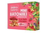 BATONIKI MINI Z NERKOWCÓW A'LA TARTA MALINOWA (6 x 17 g) 102 g - DOBRA KALORIA