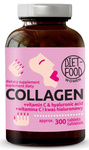 KOLAGEN Z KWASEM HIALURONOWYM I WITAMINĄ C 300 TABLETEK - DIET-FOOD