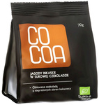 JAGODY INKASKIE W SUROWEJ CZEKOLADZIE BIO 70 g - COCOA
