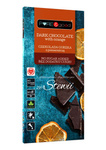 CZEKOLADA GORZKA Z POMARAŃCZĄ ZE STEWIĄ BEZ DODATKU CUKRU BEZGLUTENOWA 125 g - PURE&GOOD