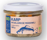 RYBY Z SERCA NATURY - KARP W GALARECIE MIODOWEJ BIO 165 g (SŁOIK)