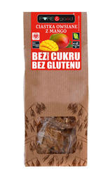 CIASTKA OWSIANE Z MANGO BEZ DODATKU CUKRU BEZGLUTENOWE 150 g - PURE&GOOD