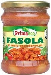 FASOLA W SOSIE POMIDOROWYM BEZGLUTENOWA BIO 440 g - PRIMAECO