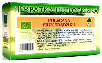 HERBATKA POLECANA PRZY TRĄDZIKU BIO (25 x 2 g) 50 g - DARY NATURY