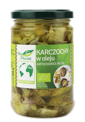 KARCZOCHY W OLEJU BIO 280 g - BIO PLANET