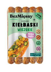 KIEŁBASKI WIEJSKIE ROŚLINNE 250 g - BEZMIĘSNY