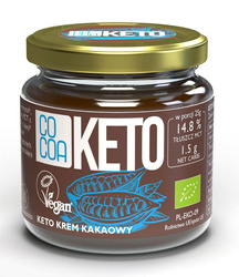 KREM KAKAOWY KETO BEZ DODATKU CUKRU BIO 200 g - COCOA