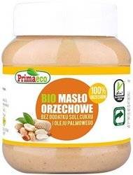 KREM Z PRAŻONYCH ORZESZKÓW ZIEMNYCH BEZGLUTENOWY BIO 360 g - PRIMAECO