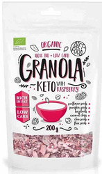 Keto granola z malinami BIO 200 g