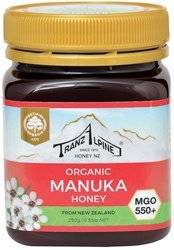 MIÓD MANUKA MGO 550+ BIO 250 g - TRANZALPINE