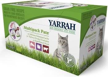 MULTIPACK PASZTET BIO (8 x 100 g) 800 g - YARRAH (DLA KOTA)