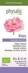 OLEJEK ETERYCZNY RÓŻA DAMASCEŃSKA (ROOS) BIO 10 ml - PHYSALIS