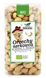 ORZECHY NERKOWCA PRAŻONE I SOLONE BIO 350 g - BIO PLANET (TOWAR WYPRZEDAŻOWY)