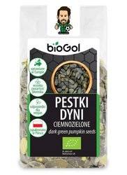 PESTKI DYNI CIEMNOZIELONE (UPRAWIANE W EUROPIE) BIO 150 g - BIOGOL