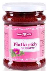 PŁATKI RÓŻY W CUKRZE 320 g - POLSKA RÓŻA