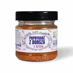 Paprykarz z dorsza z ryżem 155 g