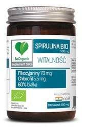 SPIRULINA BIO 100 TABLETEK (500 mg) - BE ORGANIC