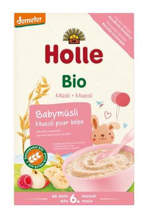  KASZKA ZBOŻOWO - OWOCOWA BEZ DODATKU CUKRÓW OD 6 MIESIĄCA DEMETER BIO 250 g  - HOLLE