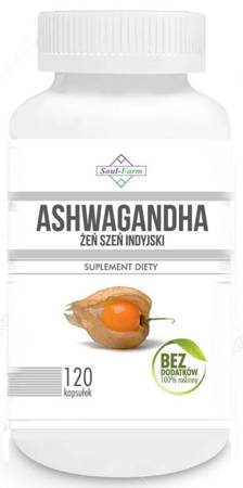 ASHWAGANDHA EKSTRAKT 120 KAPSUŁEK (500 mg) - SOUL FARM