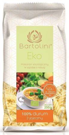 BARTOLINI - MAKARON (SEMOLINOWY) 2-JAJECZNY ŚWIDERKI BIO 250 g 