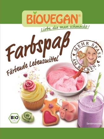 BARWNIKI SPOŻYWCZE BEZGLUTENOWE BIO (6 x 8 g) 48 g - BIO VEGAN