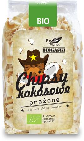 CHIPSY KOKOSOWE PRAŻONE BIO 150 g - BIO PLANET