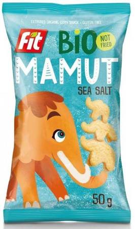 CHRUPKI KUKURYDZIANE Z SOLĄ MORSKĄ BEZGL. BIO 50 g - BIO MAMUT