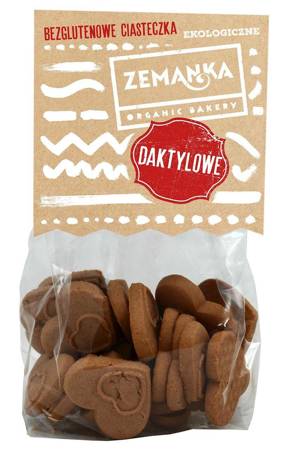 CIASTKA DAKTYLOWE BEZGLUTENOWE BIO 100 g - ZEMANKA