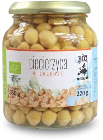 CIECIERZYCA W ZALEWIE BIO 350 g (220 g) (SŁOIK) - BIO PLANET