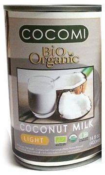 COCONUT MILK - NAPÓJ KOKOSOWY LIGHT (9 % TŁUSZCZU) BIO 400 ml (PUSZKA) - COCOMI