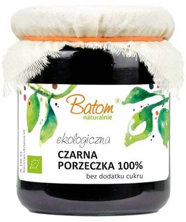 CZARNA PORZECZKA 100 % B/C BIO 260 g – BATOM