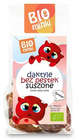 DAKTYLE BEZ PESTEK SUSZONE BIO 100 g - BIOMINKI (PRODUKT WYPRZEDAŻOWY)