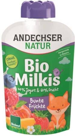 DESER JOGURTOWY WIELOOWOCOWY BIO 100 g - ANDECHSER