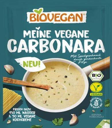 FIX DO WEGAŃSKIEGO SOSU W STYLU CARBONARA BEZGLUTENOWY BIO 27 g - BIOVEGAN