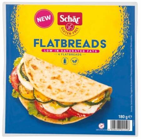 FLATBREADS - TORTILLA - BEZGLUTENOWA - 180 g - SCHAR