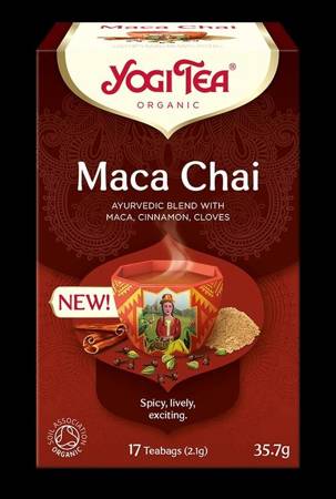 HERBATKA MACA CHAI BIO (17 x 2,1 g) 35,7 g - YOGI TEA