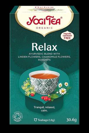 HERBATKA RELAX BIO (17 x 1,8 g) 30,6 g - YOGI TEA