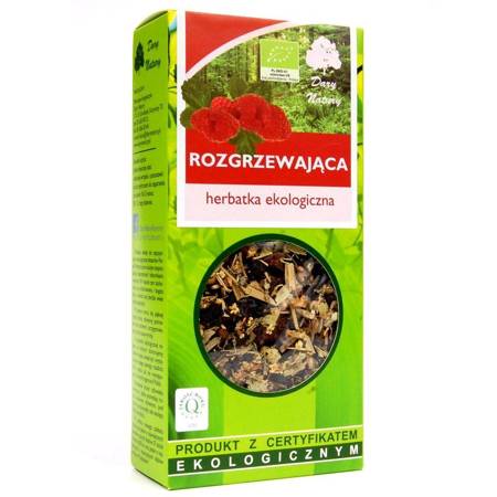 HERBATKA ROZGRZEWAJĄCA BIO 50 g - DARY NATURY