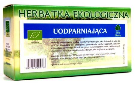 HERBATKA UODPARNIAJĄCA BIO (25 x 2 g) 50 g - DARY NATURY