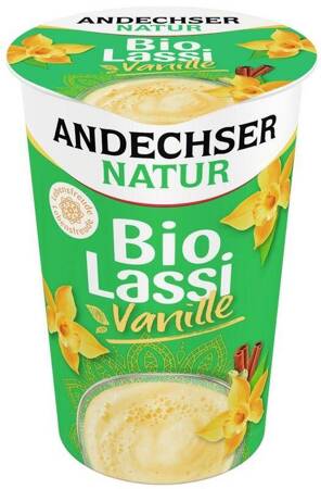 JOGURT PITNY LASSI WANILIA 3,5% tł. BIO 250 g - ANDECHSER NATUR