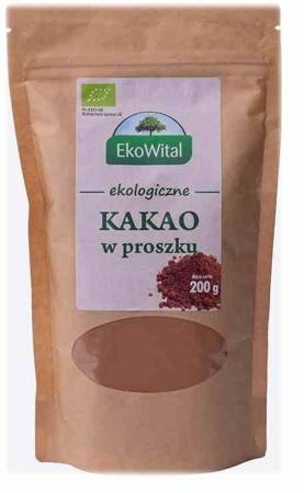 KAKAO W PROSZKU BIO 200 g - EKOWITA